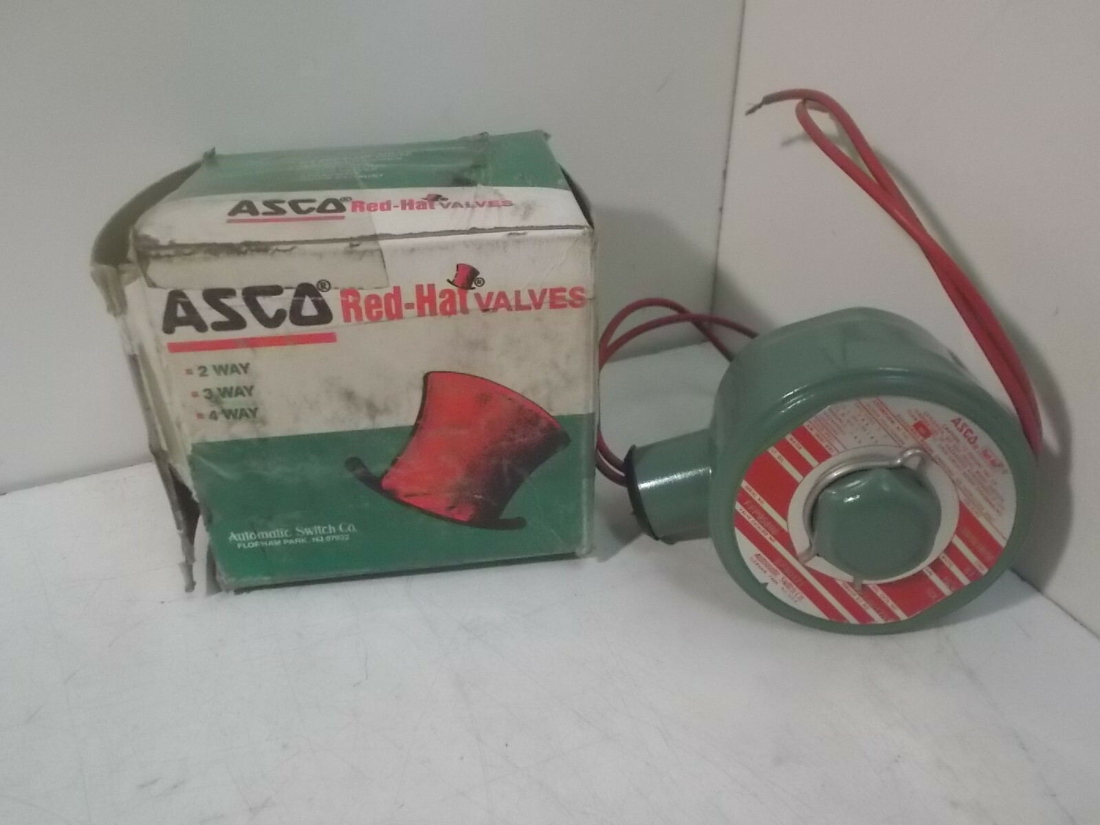 NIB Asco Red Hat EF80171 Solenoid Valve