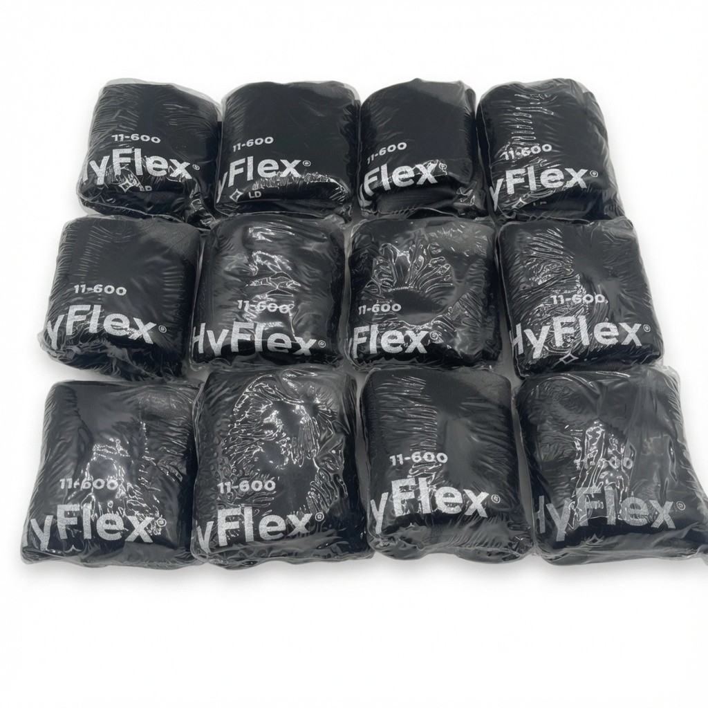(12) Ansell Hyflex 11-600 Size 9 Large Multi-Purpose Mechanical Protection Glove