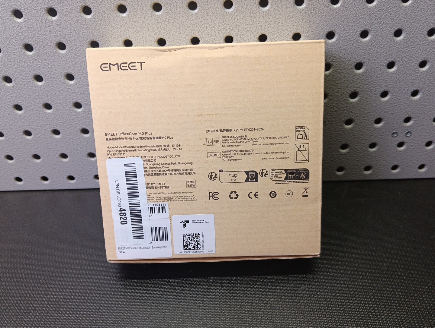 EMEET Speakerphone Office Core M0 Plus Bluetooth Conference Speaker (bn)
