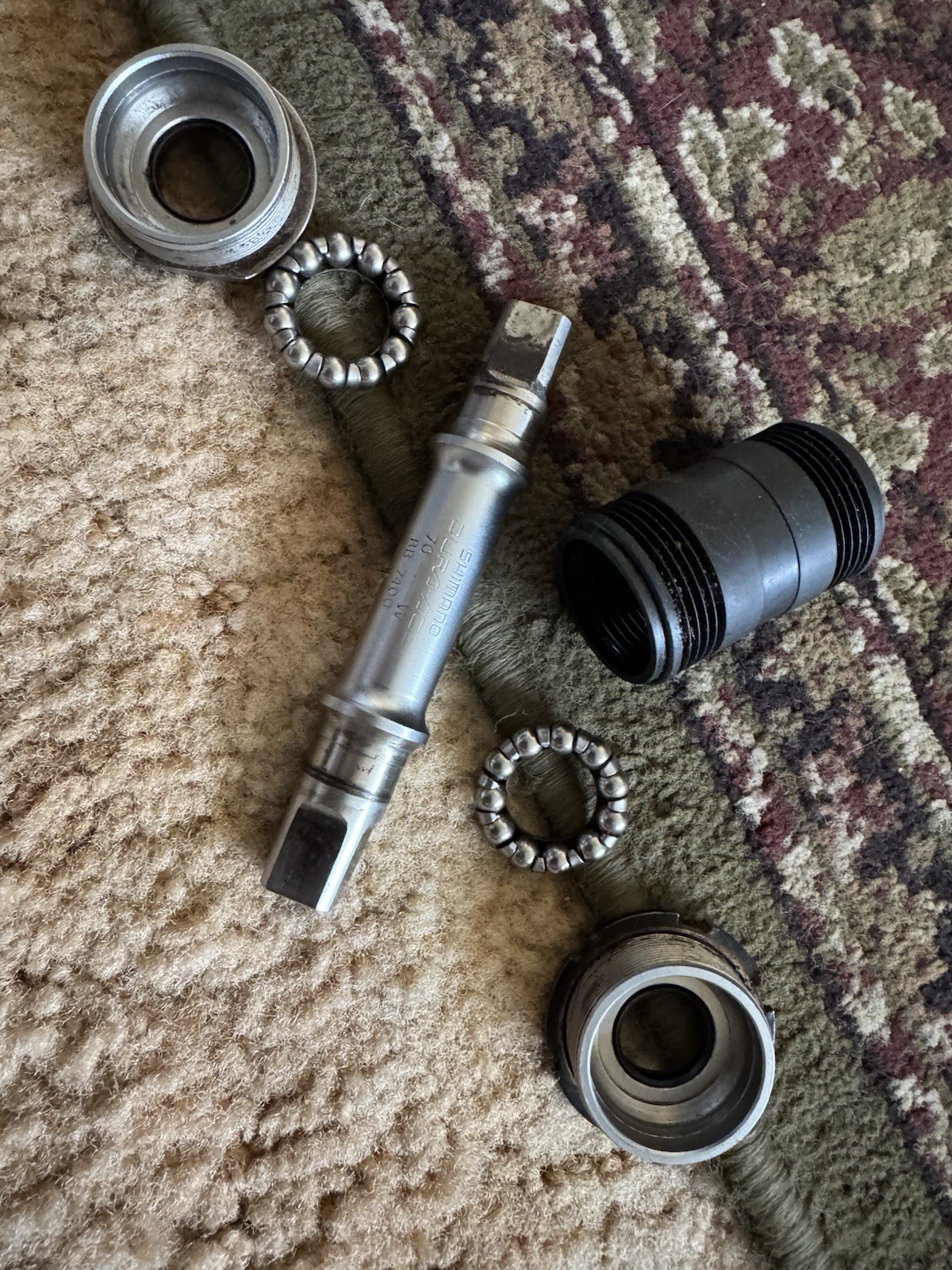 Shimano Dura Ace BB-7400 English Threads Bottom Bracket 112/68cm