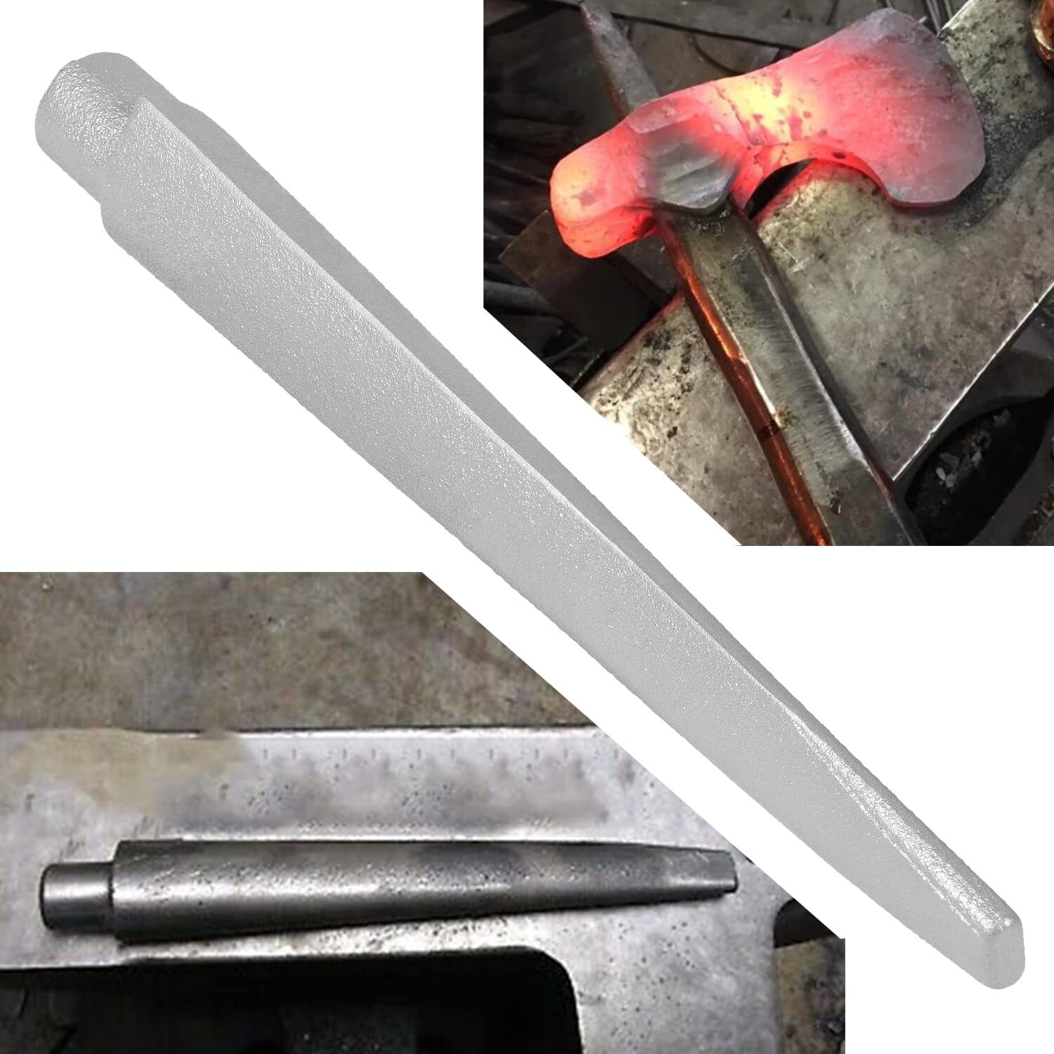 Blacksmith Drift Tool Blacksmithing Tomahawk Eye Drift / Mandrel Blacksmith Tool