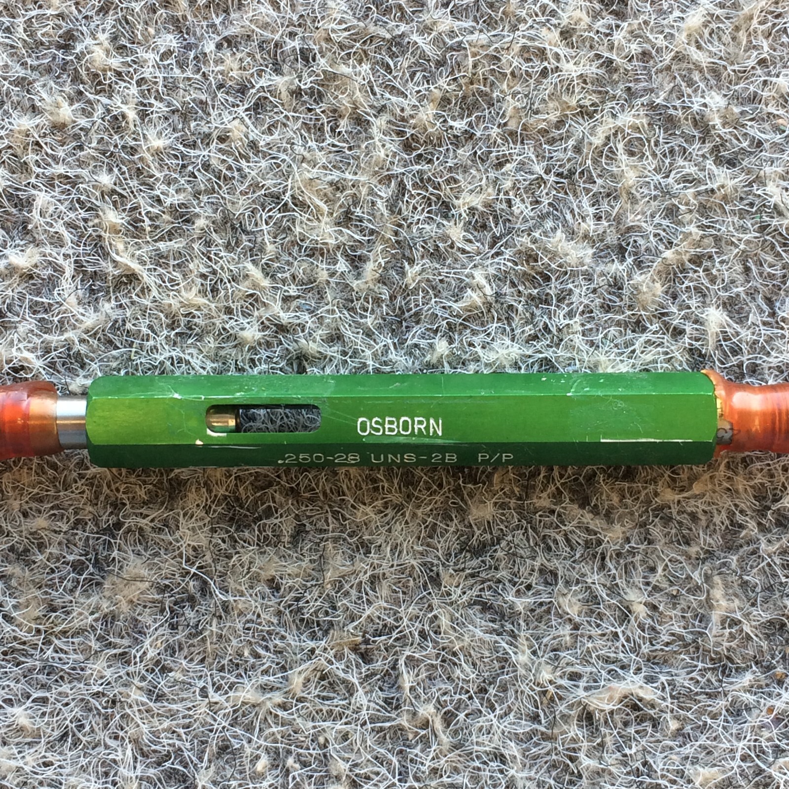 1/4 28 UNS 2B THREAD PLUG GAGE GO .2269 / NO GO .2294