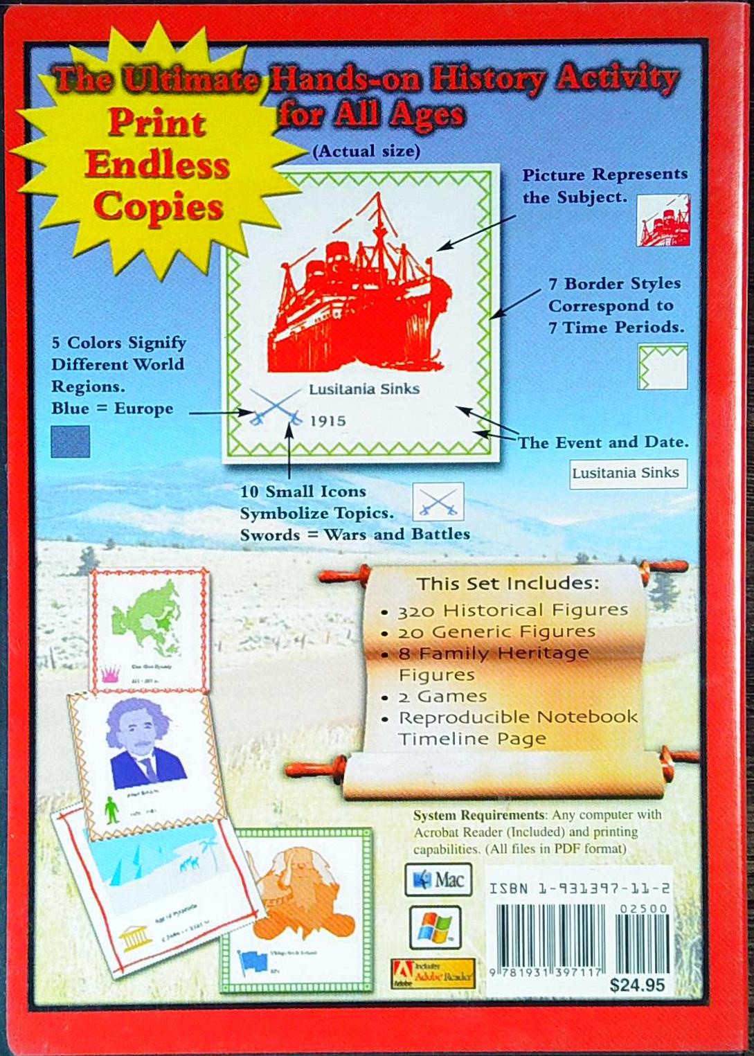 Historical Timeline Figures CD ROM