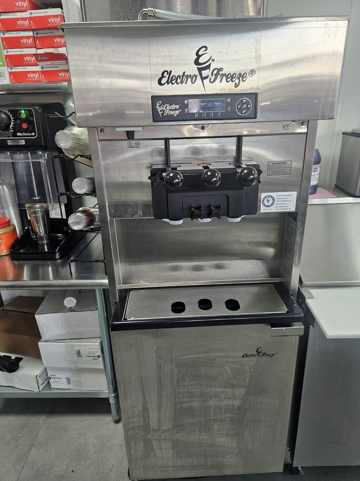 Electro Freeze soft serve ice cream machine GES5099 single phase water cooled