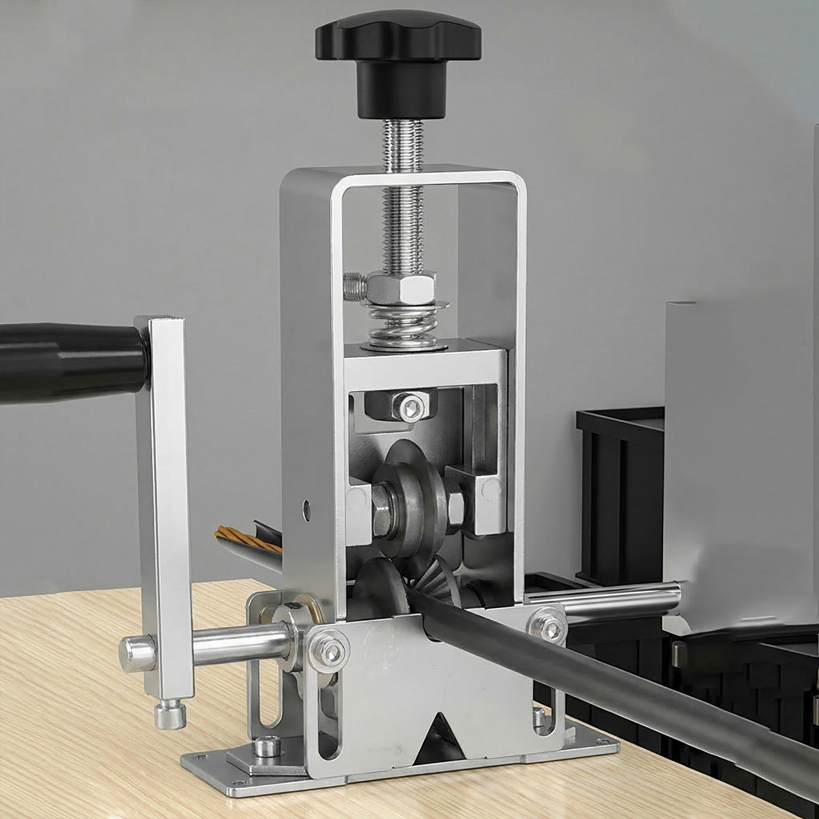 Manual Wire Stripping Machine Dual-drive Wire Stripper Tool for DIY Cable