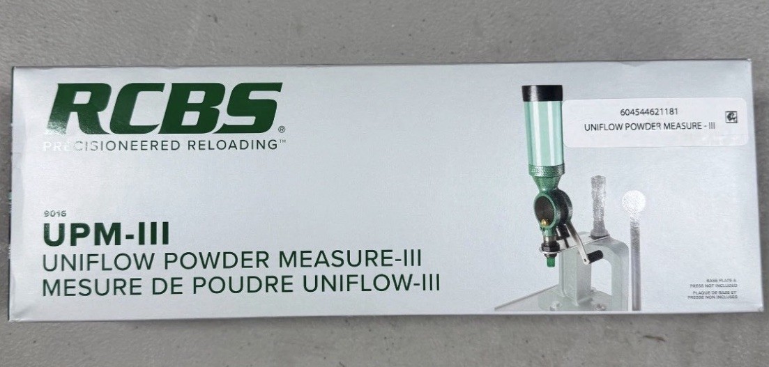 RCBS Uniflow Powder Measure III, UPM-III Mechanical, 9016