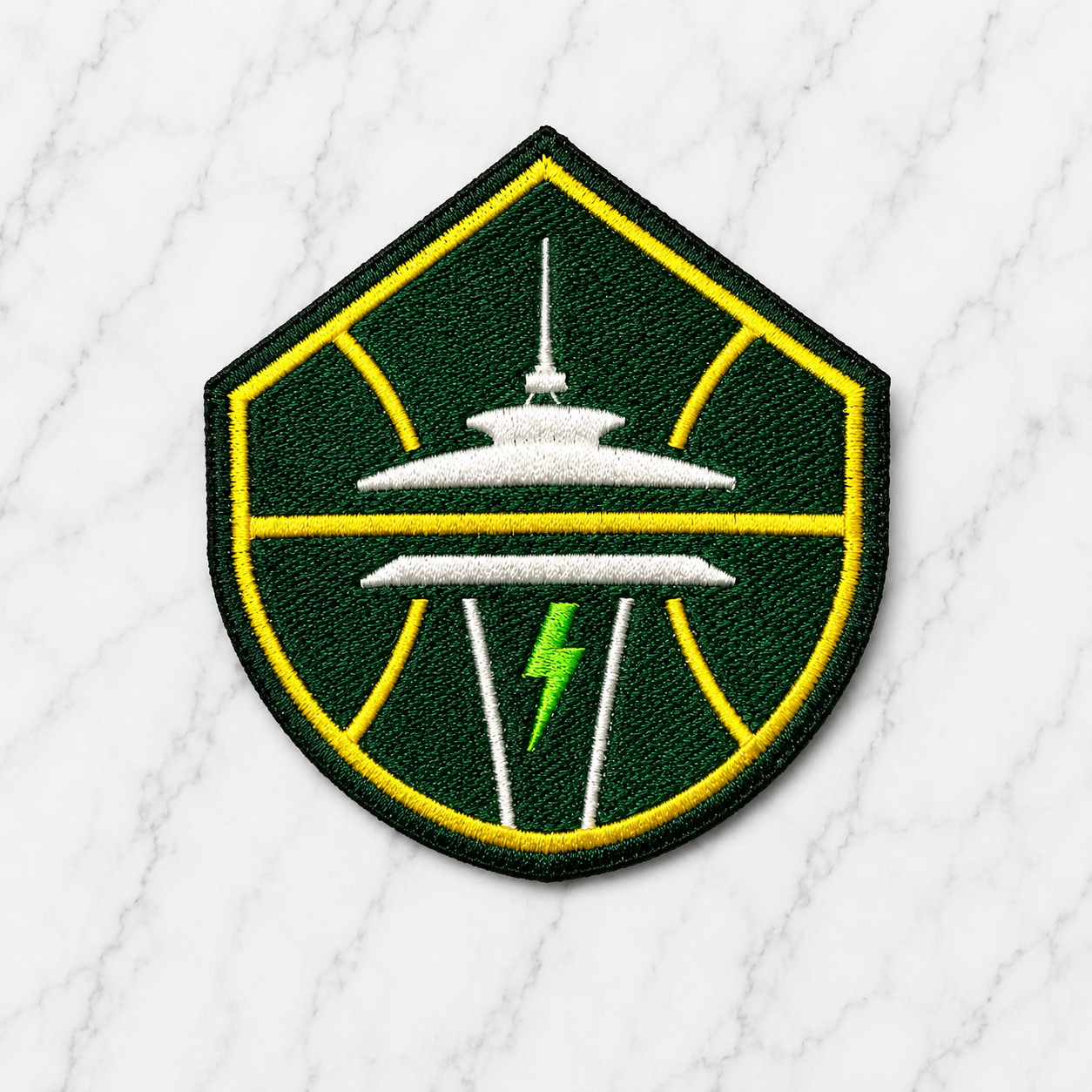 SEATTLE STORM WNBA EMBROIDERED IRON ON PATCH 3"X3" FREE SHIPPING & TRACKING