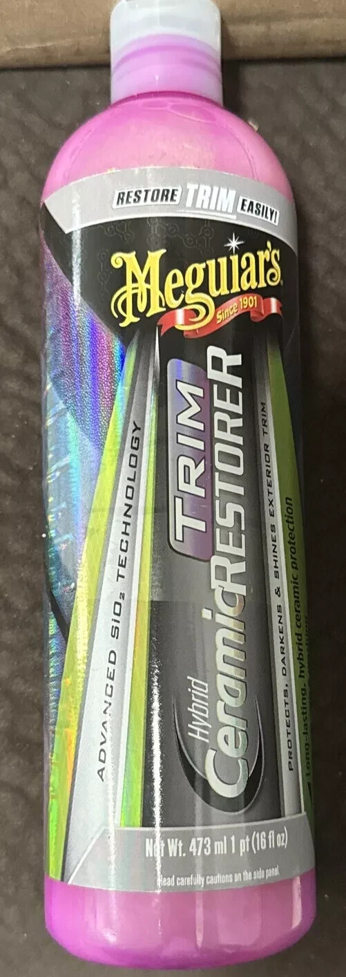 NEW Meguiar's Hybrid Ceramic Trim Restorer for Car/Auto Detailing 16oz FREE SHIP