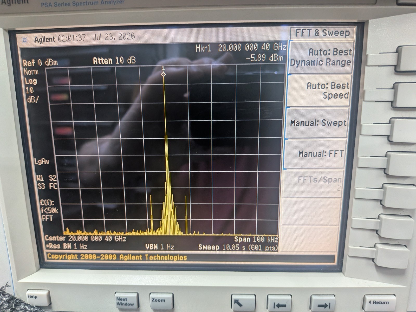 BNC Berkeley Nucleonics Signal Generator 845 Mini Handheld Cald! 20 Ghz Options