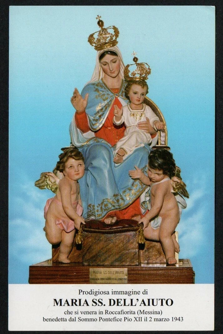 Holy card de la Virgin santino image pieuses estampa