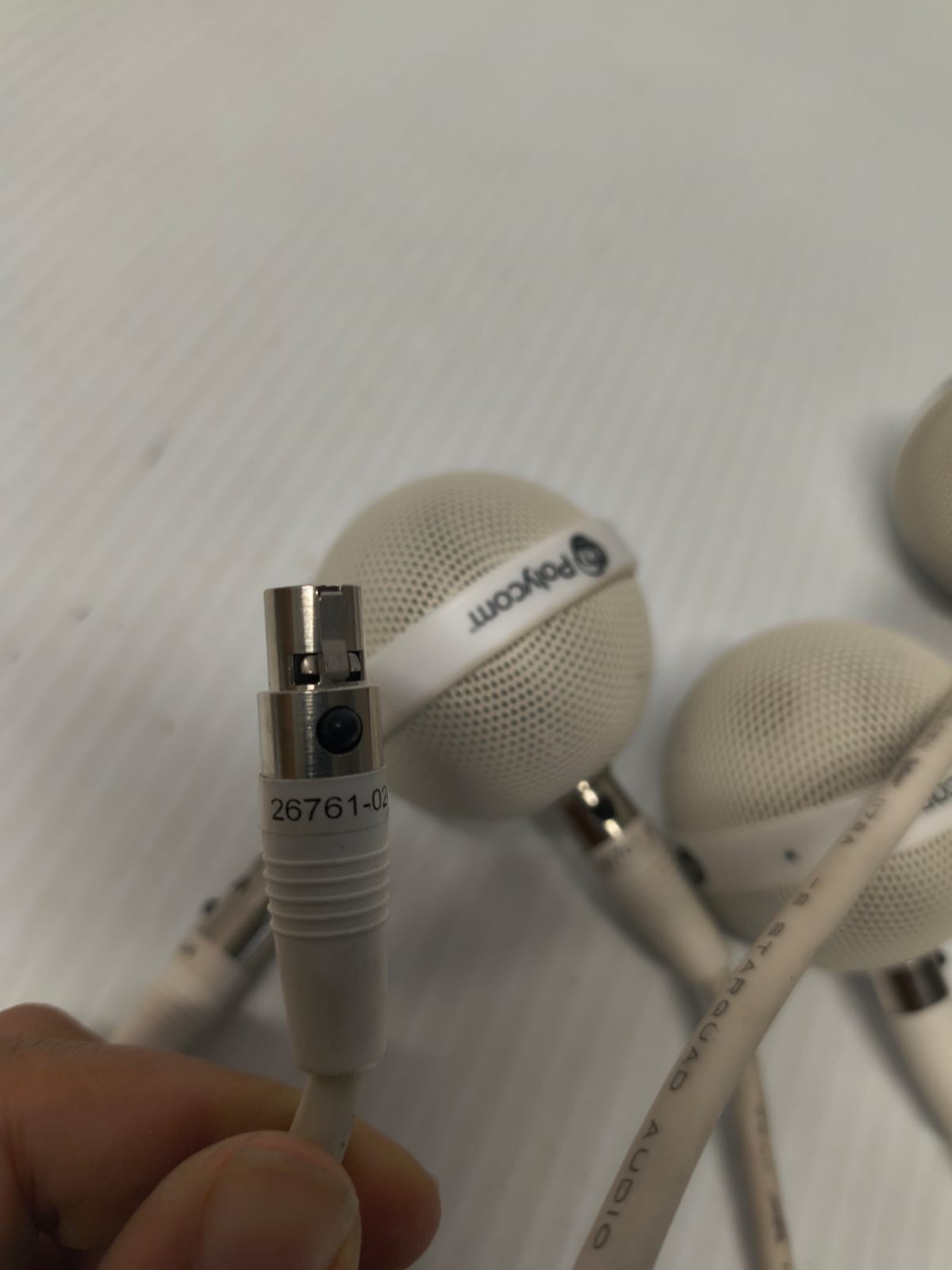 3 GENUINE Polycom HDX CMA Ceiling Microphone -WHITE FREE SHIPPING