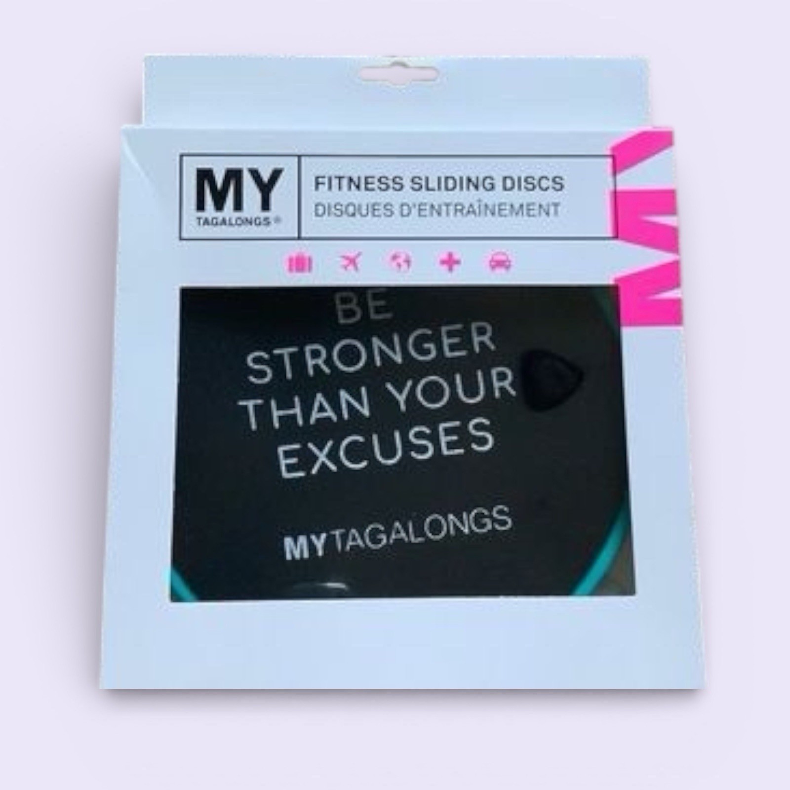 Fitness Sliding Gliding Discs Set of 2 Exercise Core Sliders Workout MyTagalongs