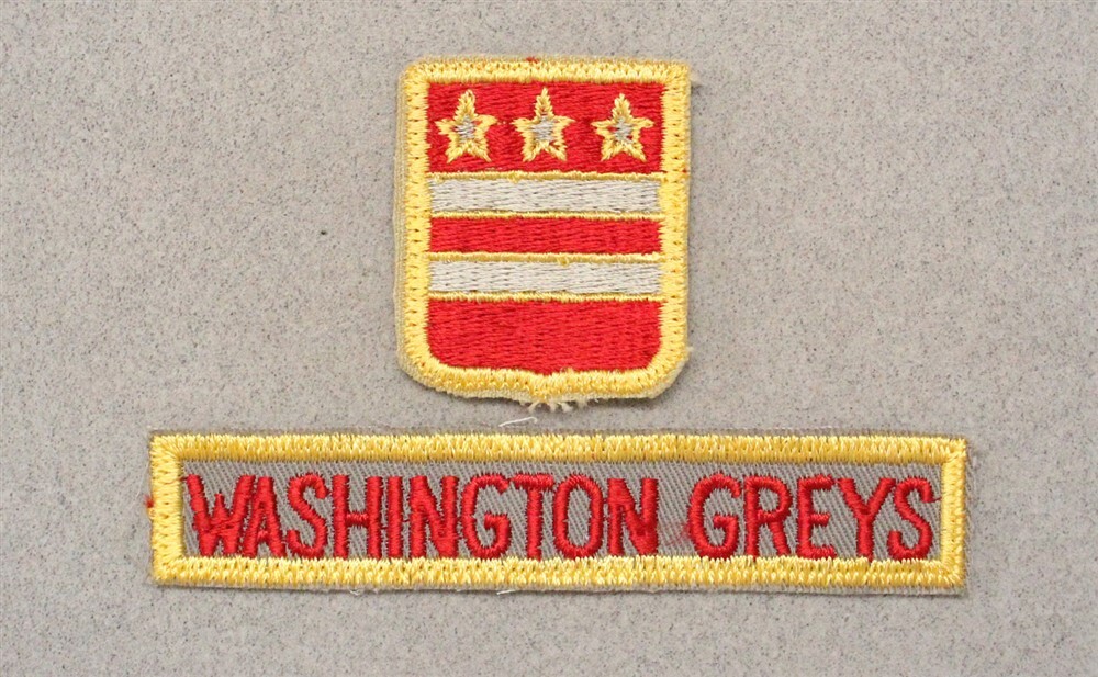 Army patch 5984: 258th Field Artillery Battalion w/tab - 2 piece, cut edge