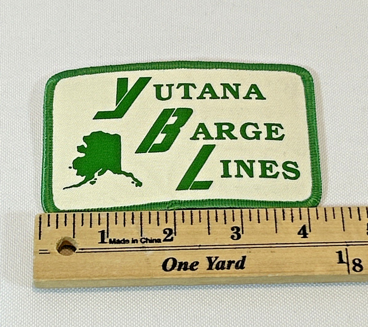 Vintage Trucker Snapback Hat Cap Patch Replacement Alaska Yutana Barge Lines YBL