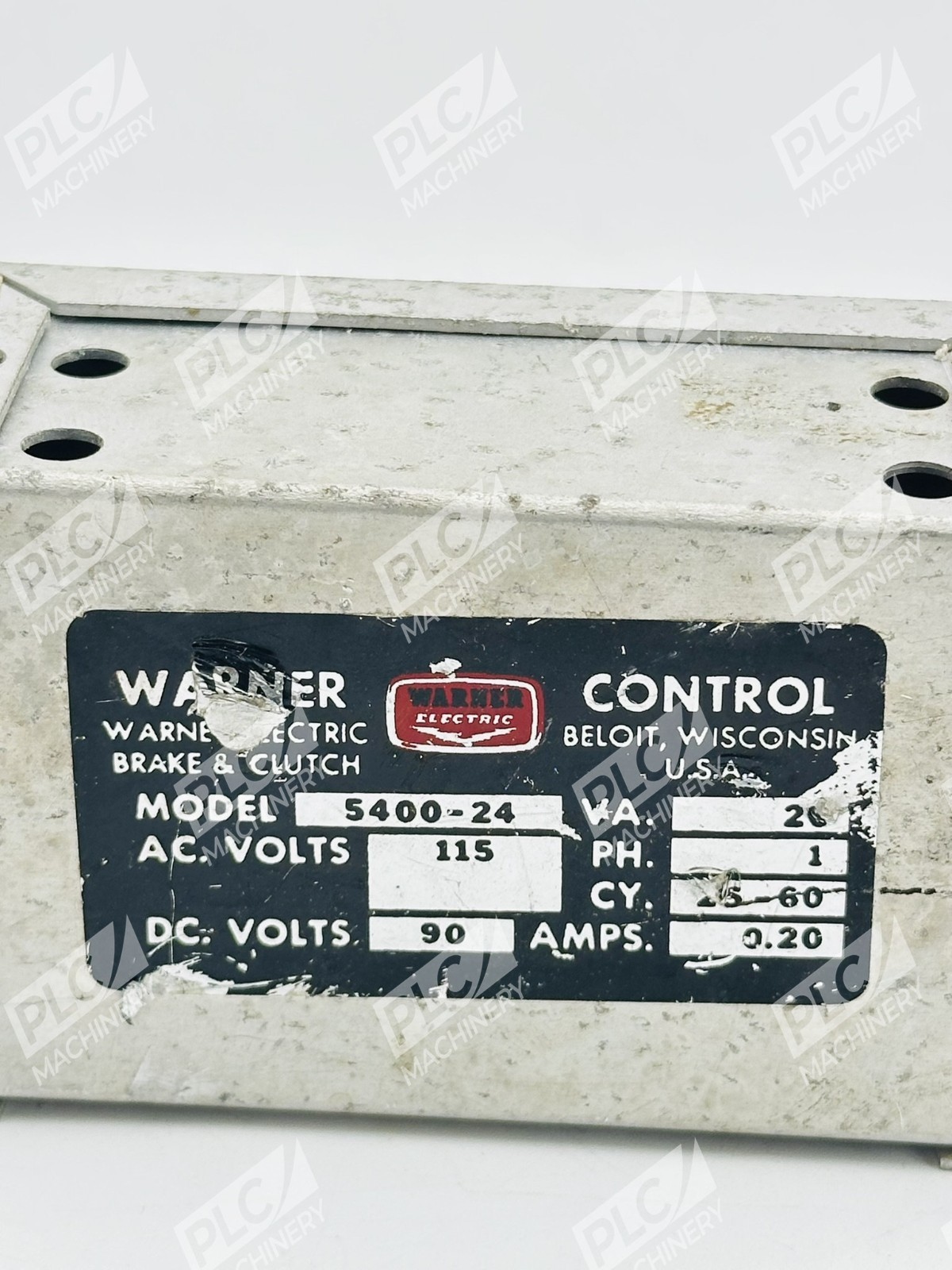 Warner Electric 5400-24 Brake & Clutch Control Unit