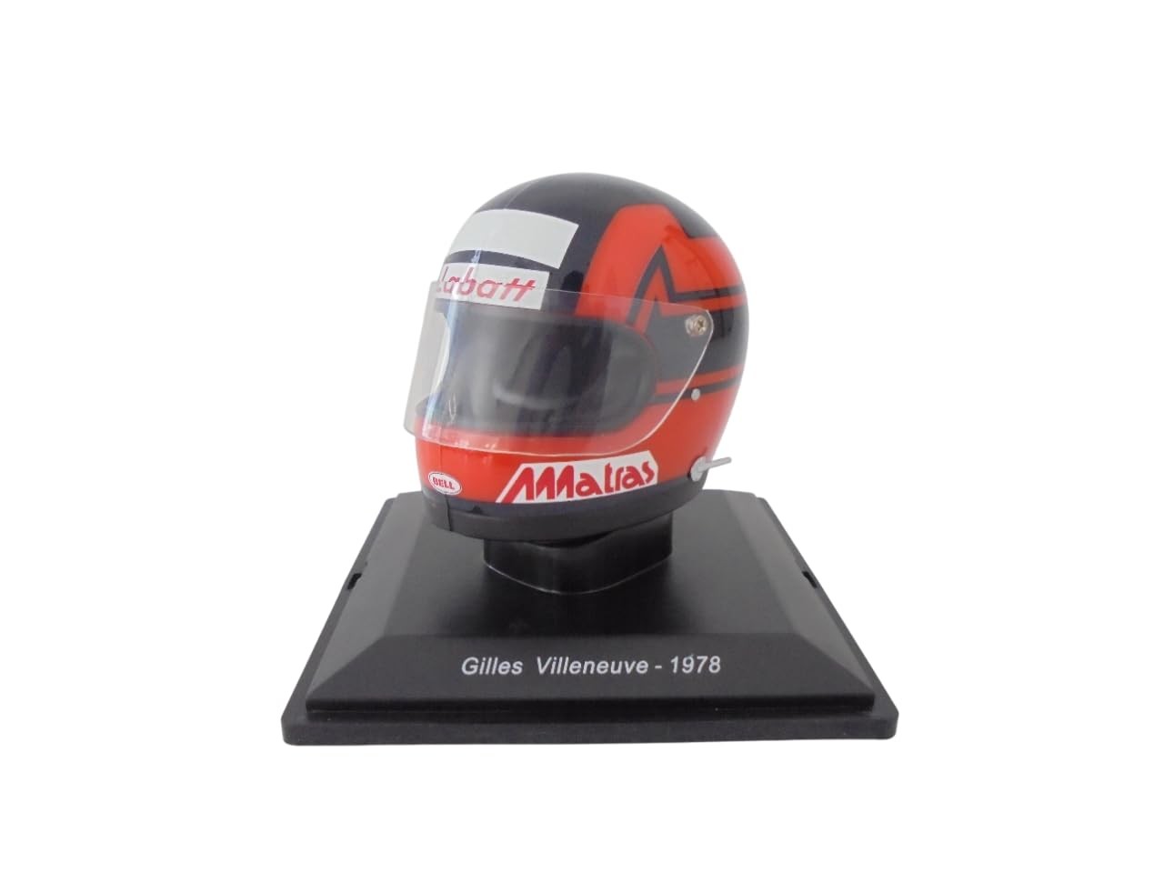 OPO 10 Formula 1 Ferrari F1 Helmet Gilles Villeneuve 1978 1/5 Scale CAS50