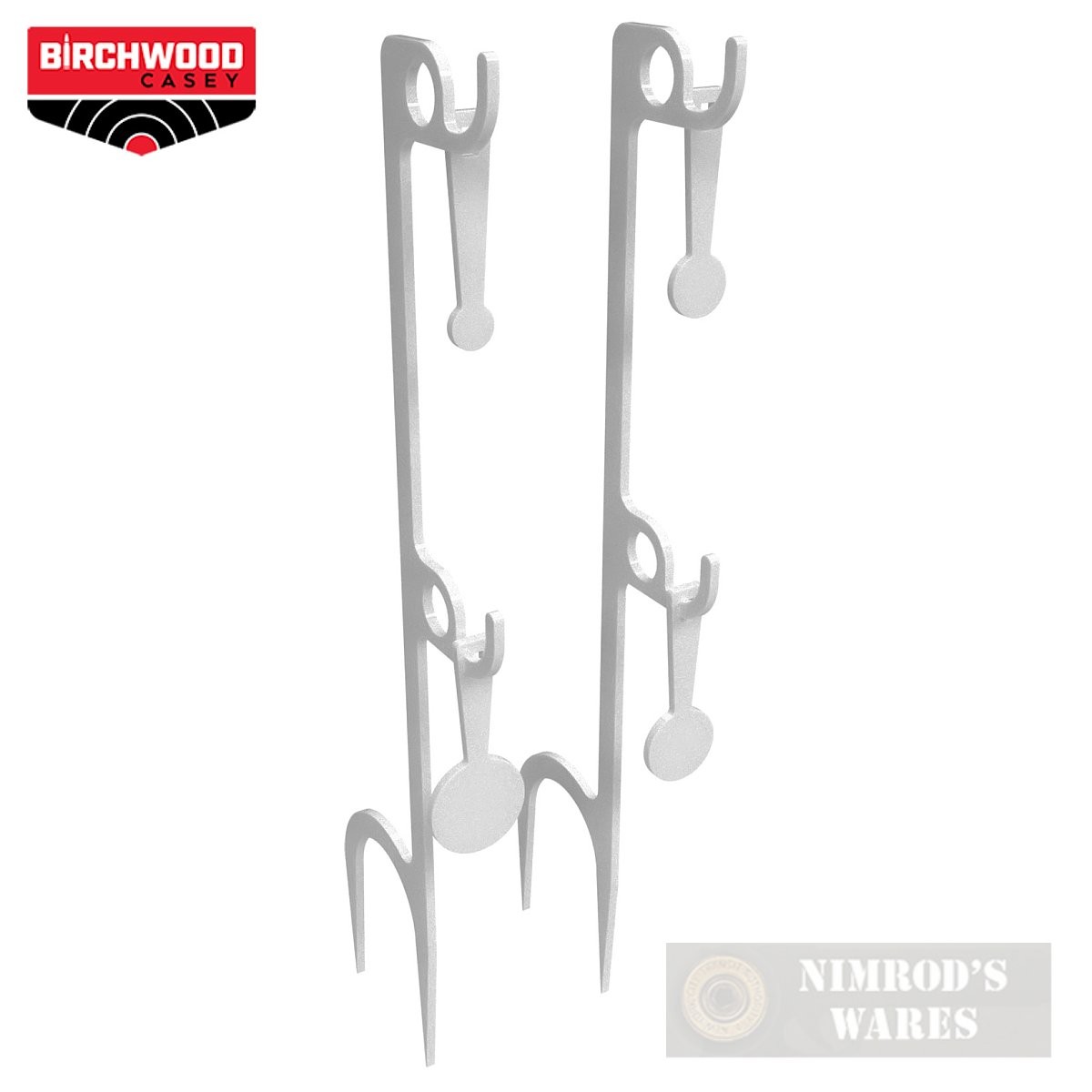 Birchwood AR500 GONG TARGETS SET 22 Rimfire Airgun 1/4" Paddles 41580 FAST SHIP