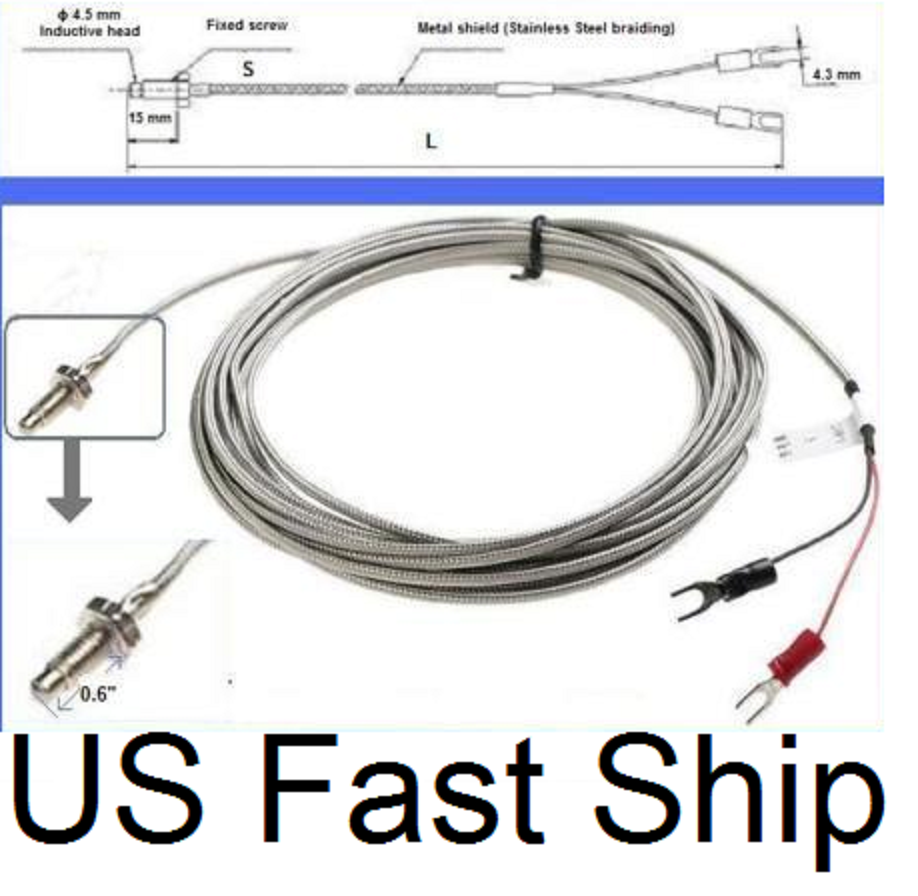 Type K Thermocouple Temperature Controller Probe Sensor Screw Type