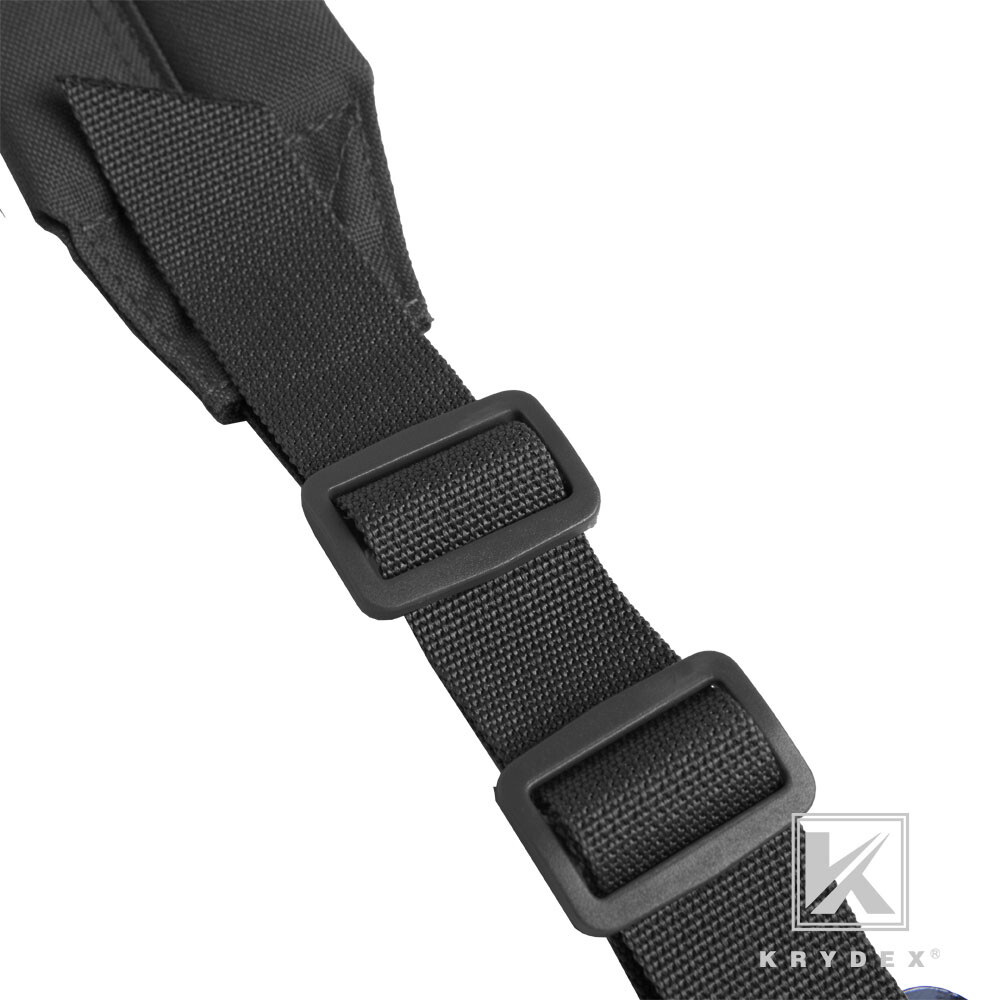 KRYDEX MK2 Sniper Sling Padded Lightweight Quick Tactical Strap 2 Point Black