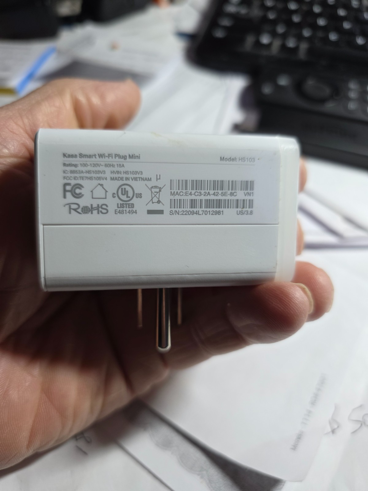 Kasa Smart WiFi Plug Mini HS103 Outlet | Alexa Google Home