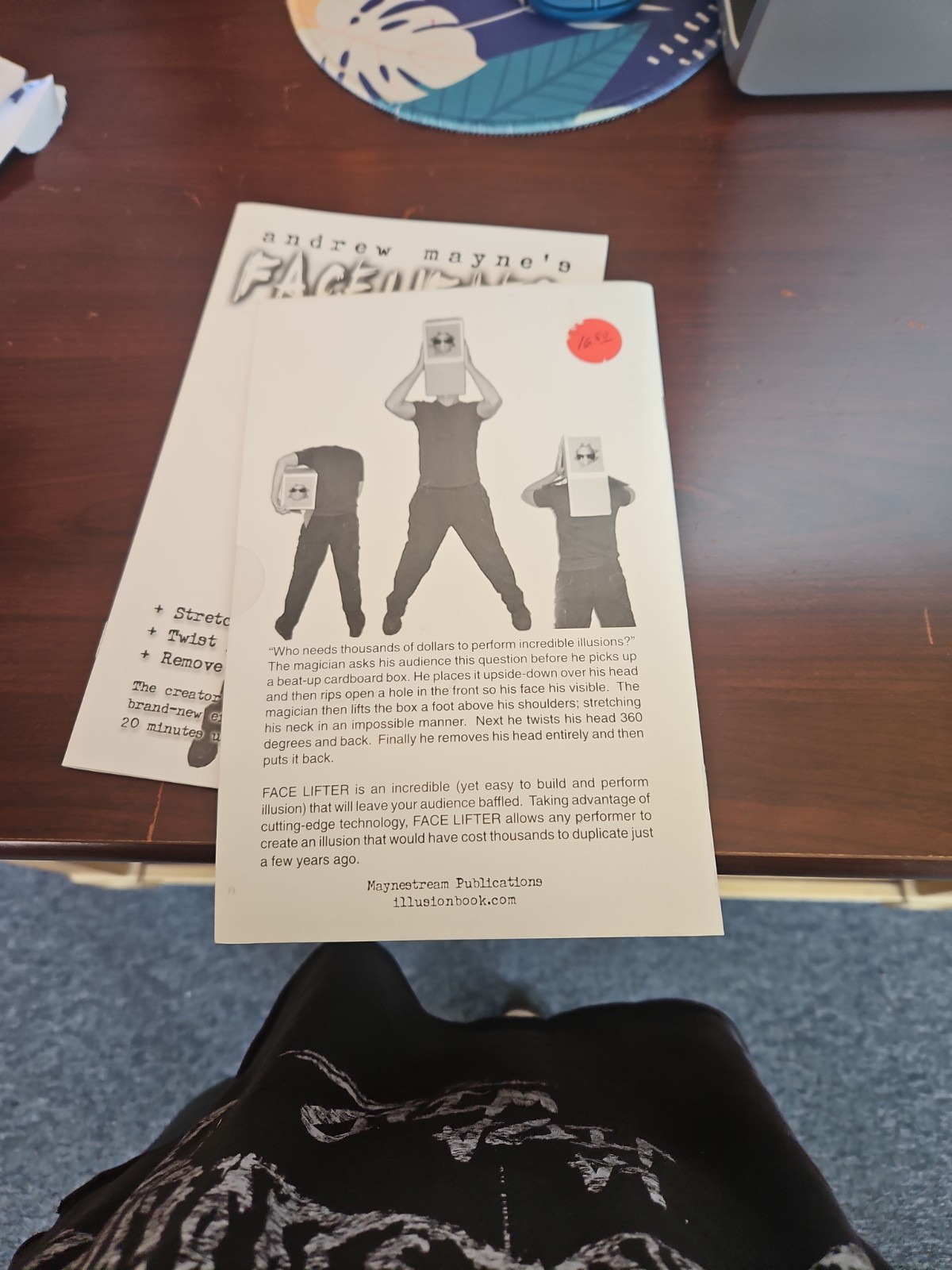 Facelifter - Magic Booklet By Andrew Mayne 2002