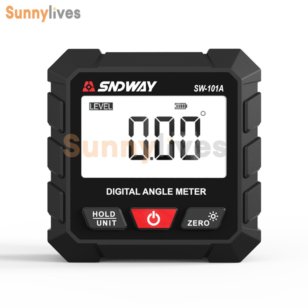 SNDWAY Magnetic Digital Level Box LCD Angle Finder Protractor Inclinometer Gauge