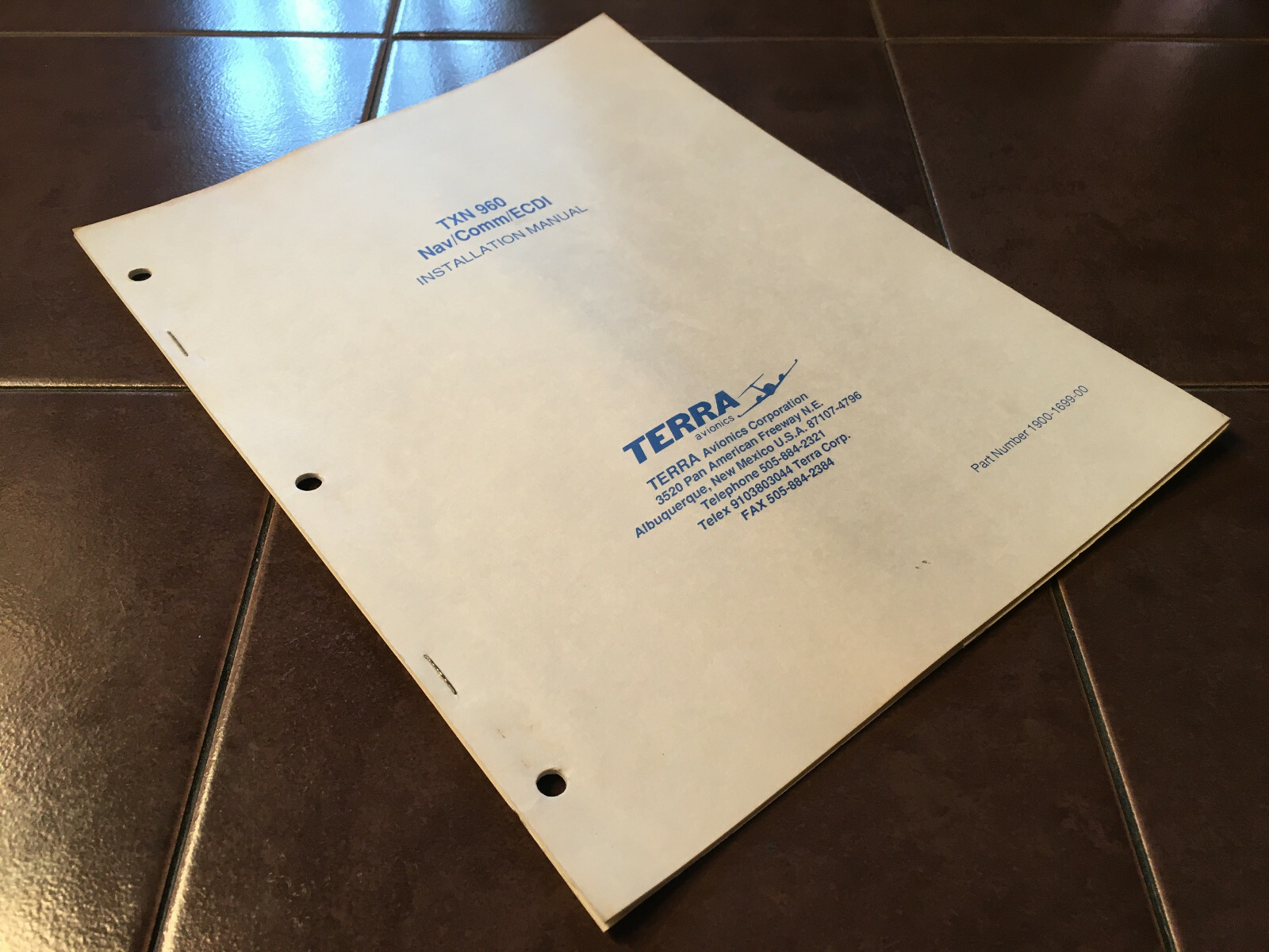 Terra TXN-960 Install manual