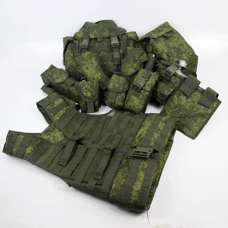 Stock IN US! Russian Tactical 6SH117 Molle Bag Emr Combat Equipment Replica Vest