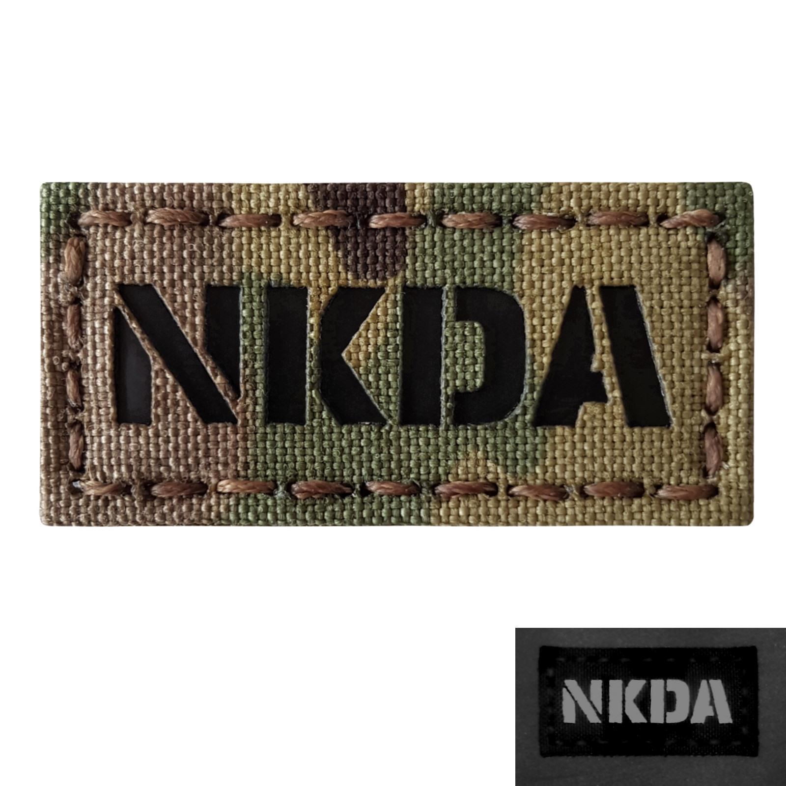 IR NKDA infrared NKA multicam morale 1x2 tactical IFF laser hook patch