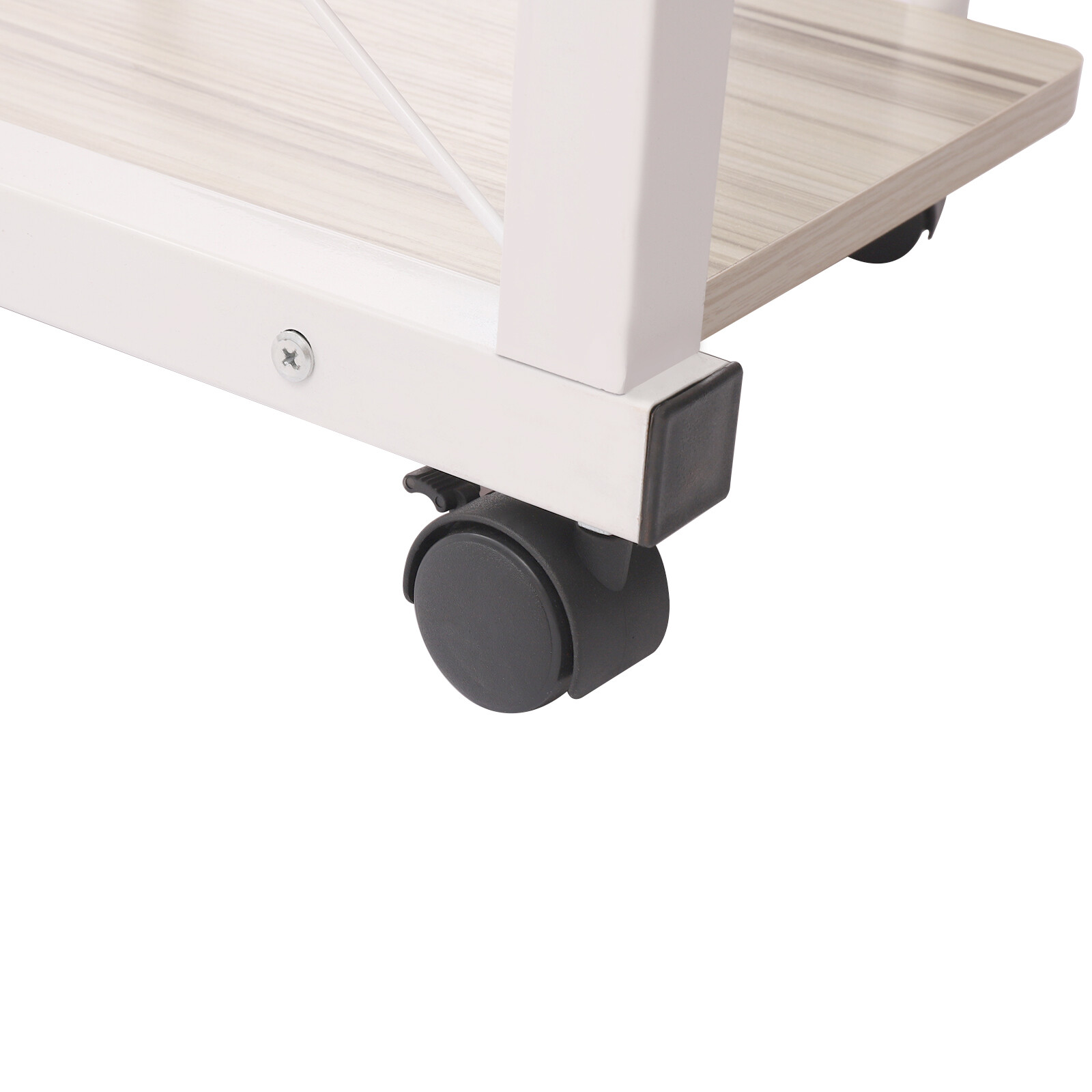Over bed Table Desk Height Adjustable Rolling Laptop Computer Desk Cart For Home