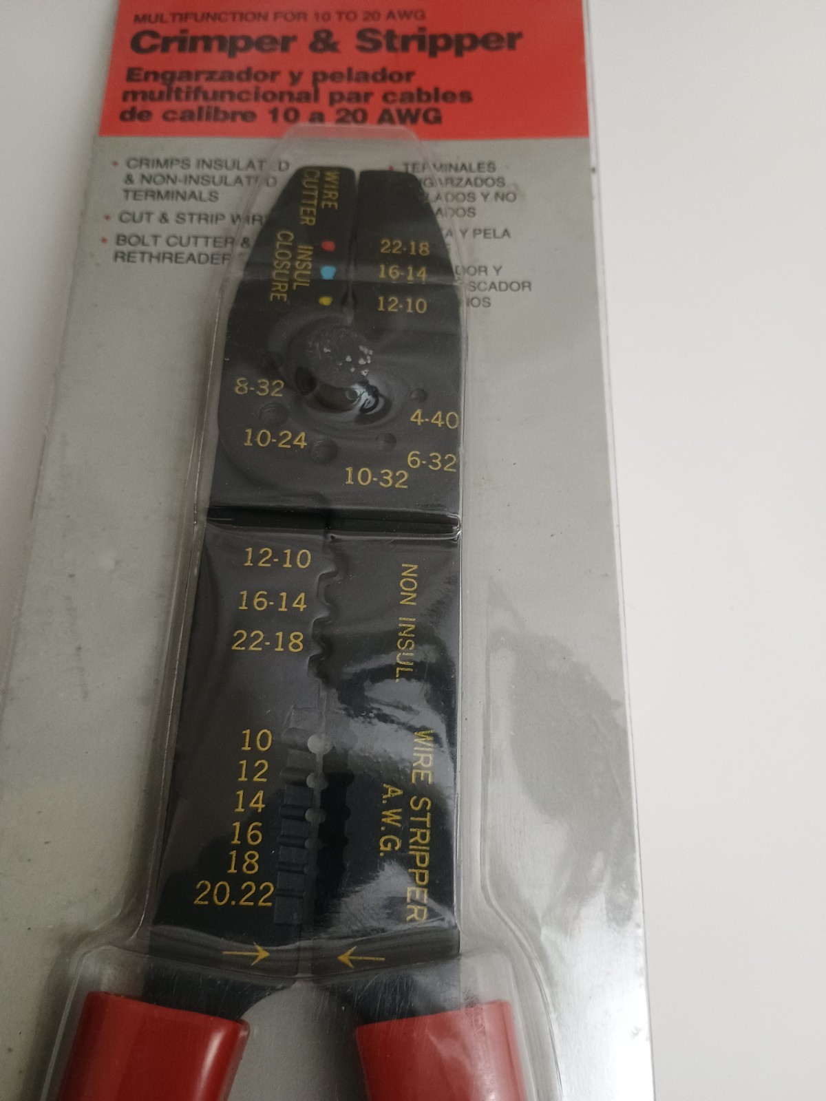 GB GARDNER BENDER GS-66 crimper and stripper multi-function 10-20 AW