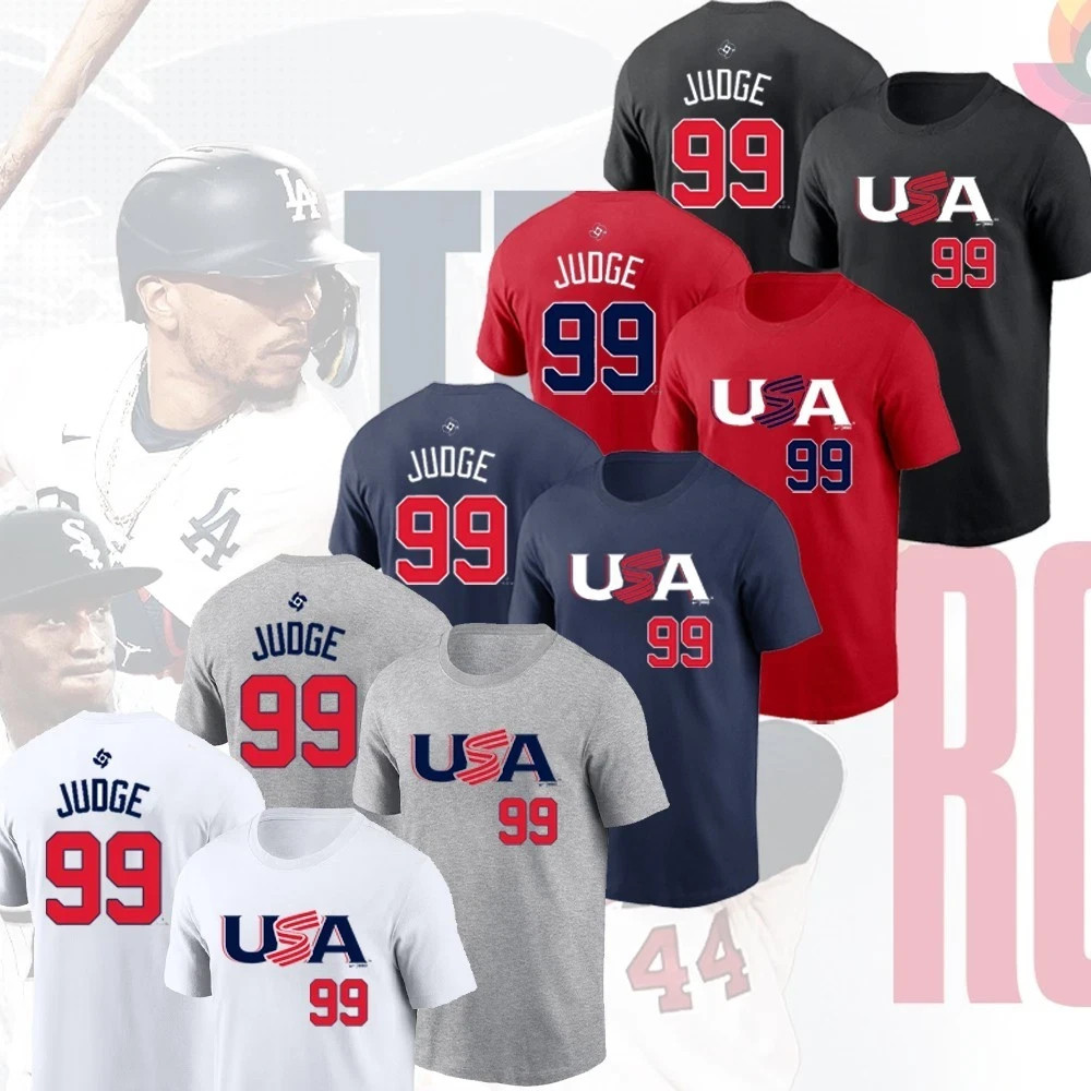 Aaron Judge #99 USA World Baseball 2026 USA Team Player Fans T Shirt S-2XL