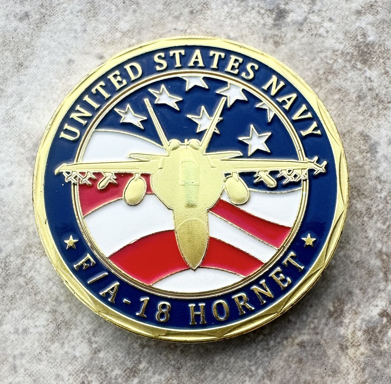 F/A-18 Hornet Challenge Coin US NAVY-Attack Jet ·IN STOCK· ·FAST SHIPPING· ·NEW·