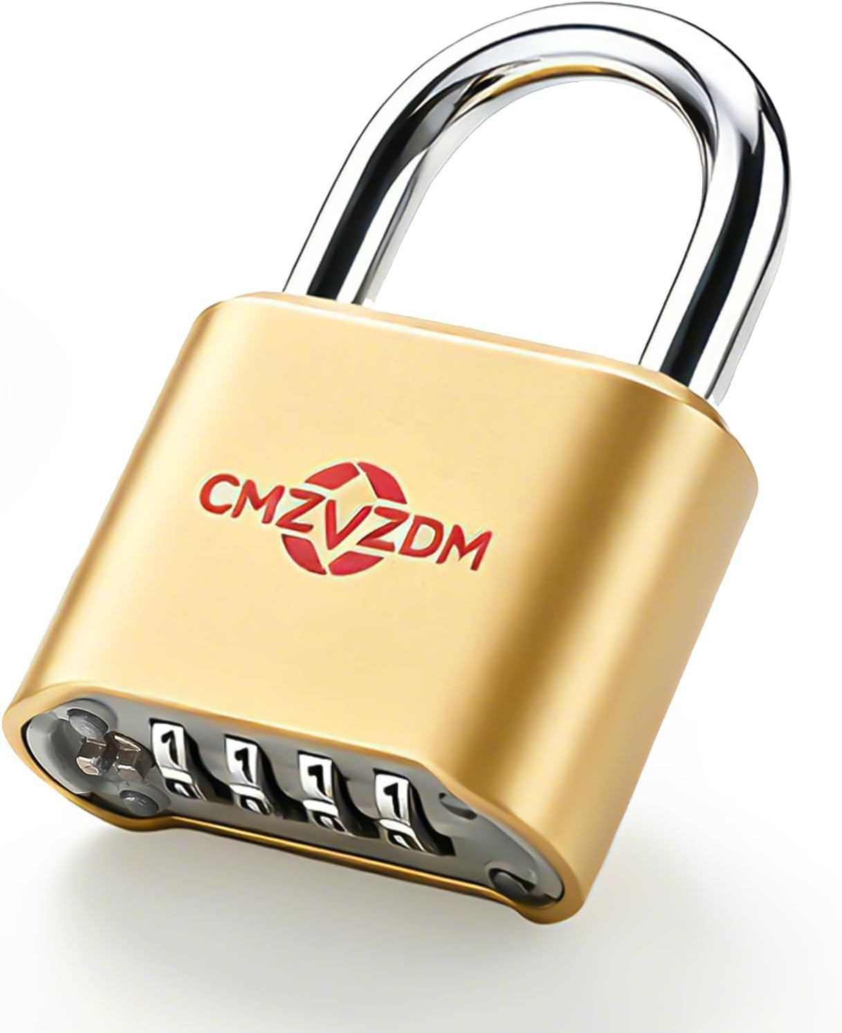 Combination Padlock, Heavy Duty 4 Digit Outdoor Combo Lock with Weather