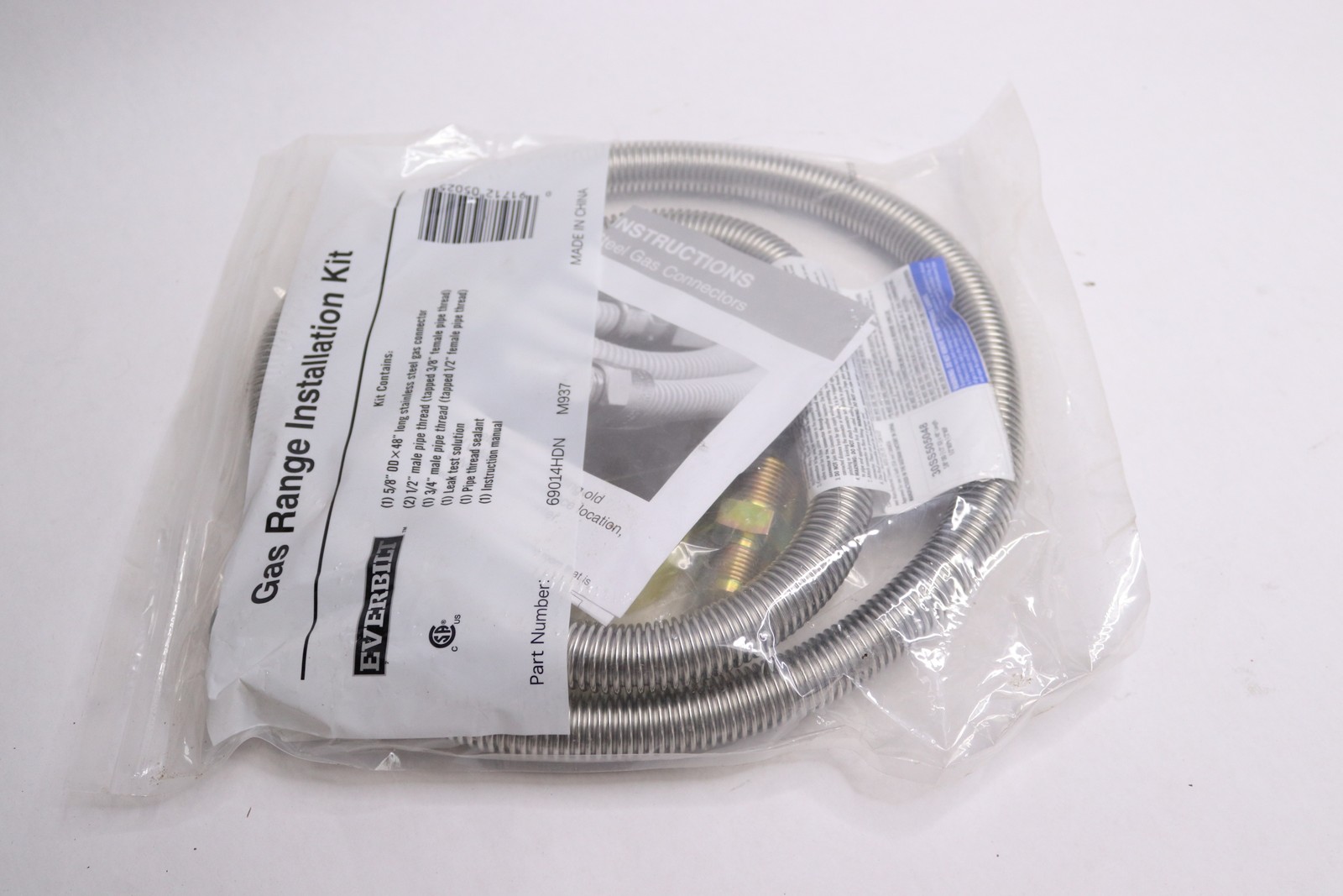 Everbilt Gas Range Installation Kit 48" 69014HDN