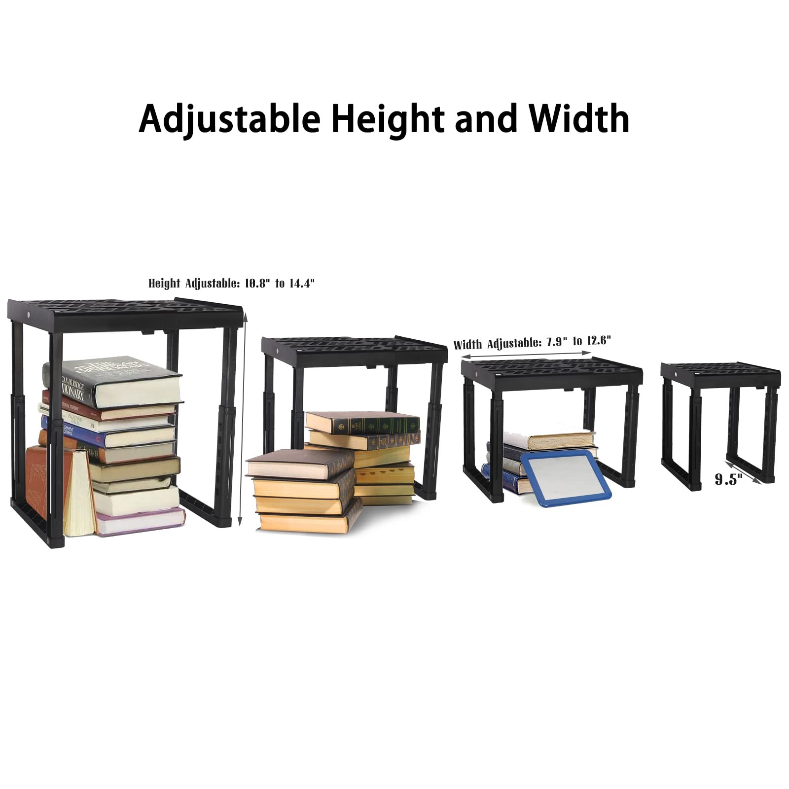 Adjustable Locker Shelf Organizer – Back to Essentials Locker Organizer for G...