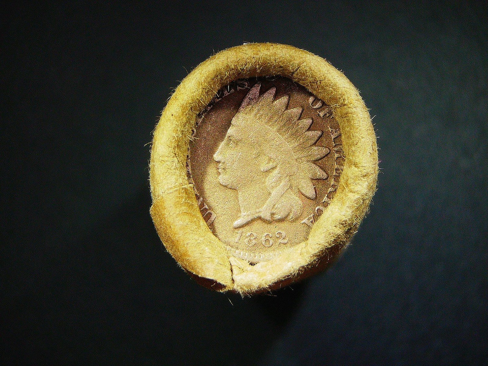 1862 IH /KEY 1909 ENDS PENNY ROLL LOT FROM FEDERAL RESERVE BANK OF MONTANA 379