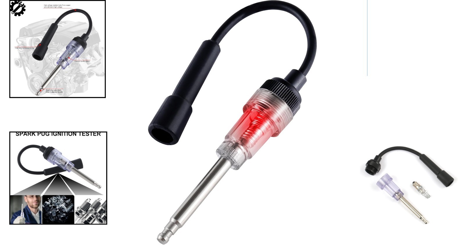 User-Friendly Engine Verification Tool - Inline Spark Plug Tester for Mechanics