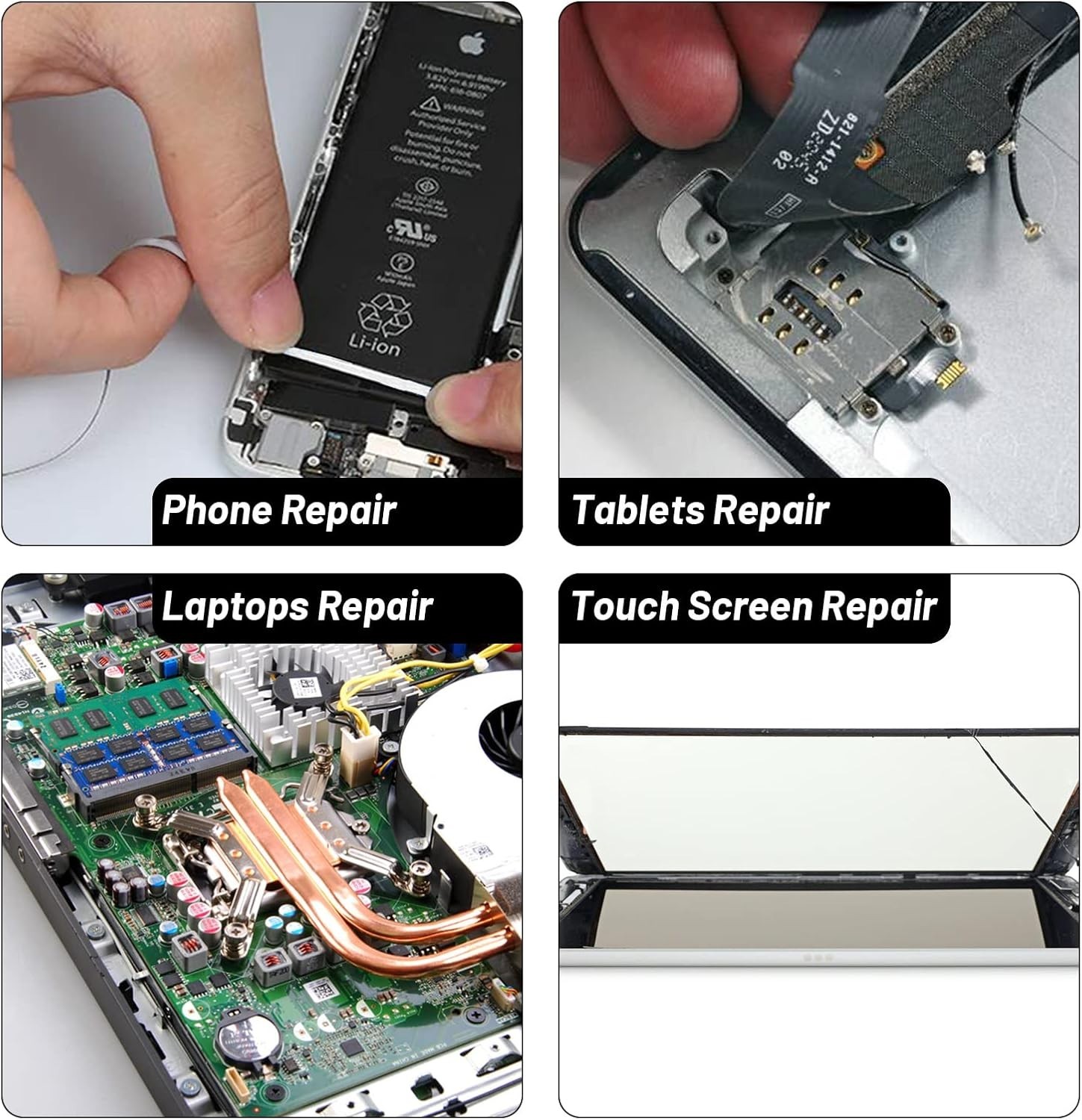 Cinta Doble Cara Delgada 2mm/3mm x 50M con Pinza para Reparacion Pantalla LCD