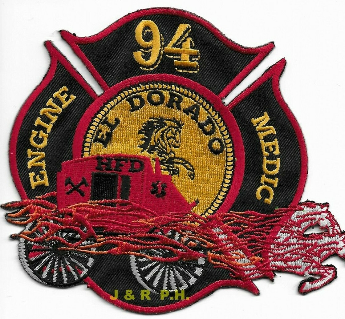 Houston Station - 94  "El Dorado", Texas  (5" x 4.25")   fire patch