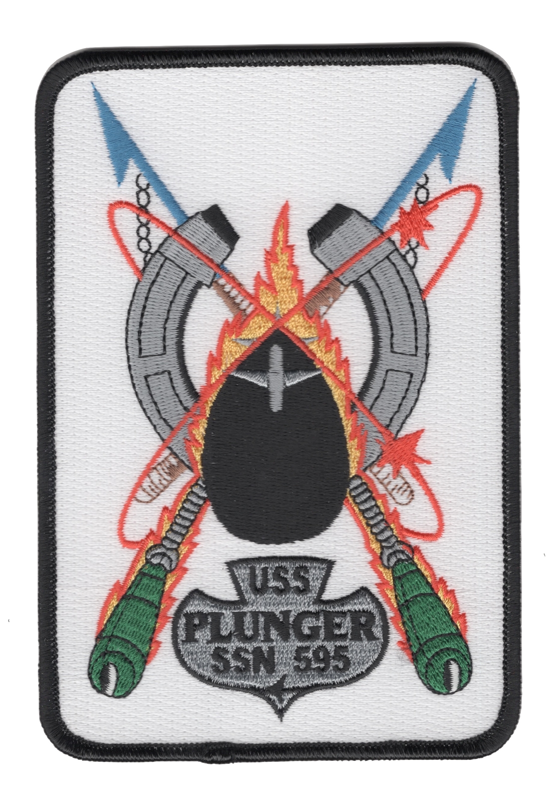 SSN-595 USS Plunger Patch - A Version