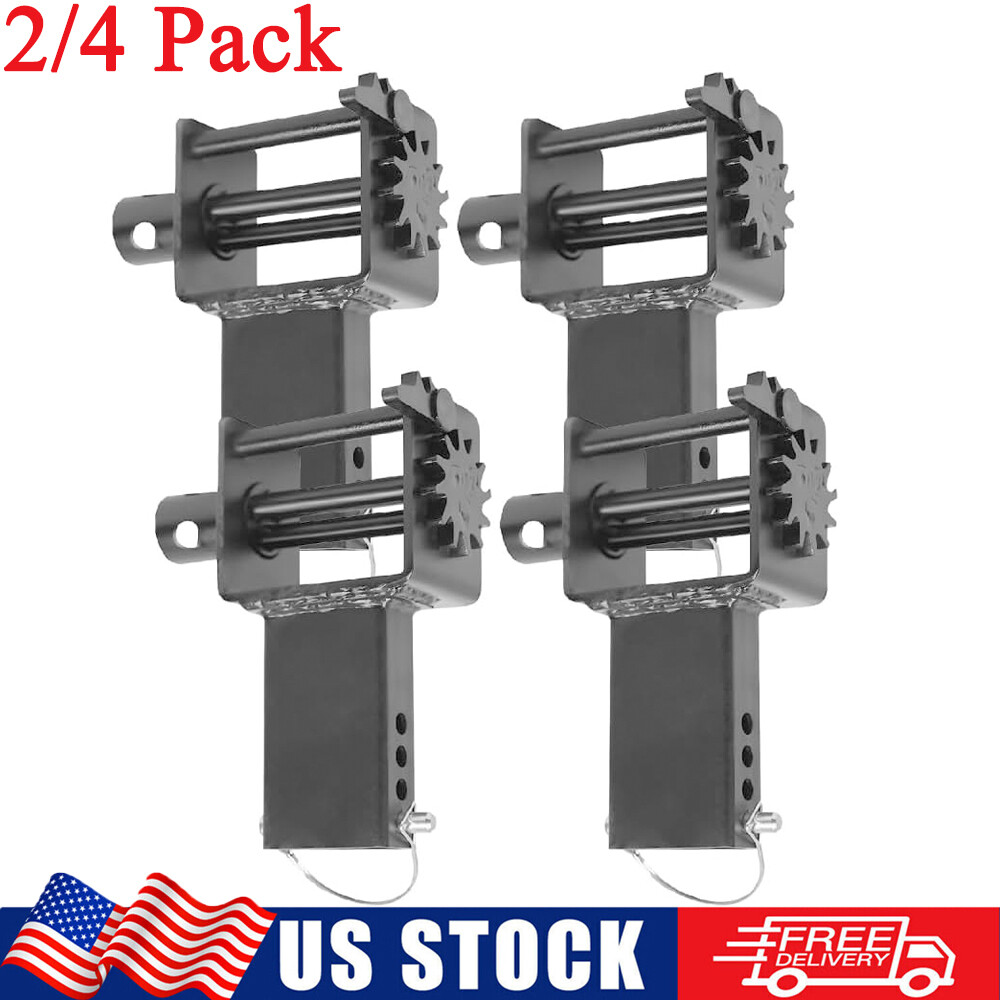 2/4Pack Trailer Stake Pocket Winch Flatbed Utility Capacity 16200Lbs WLL 5400Lbs