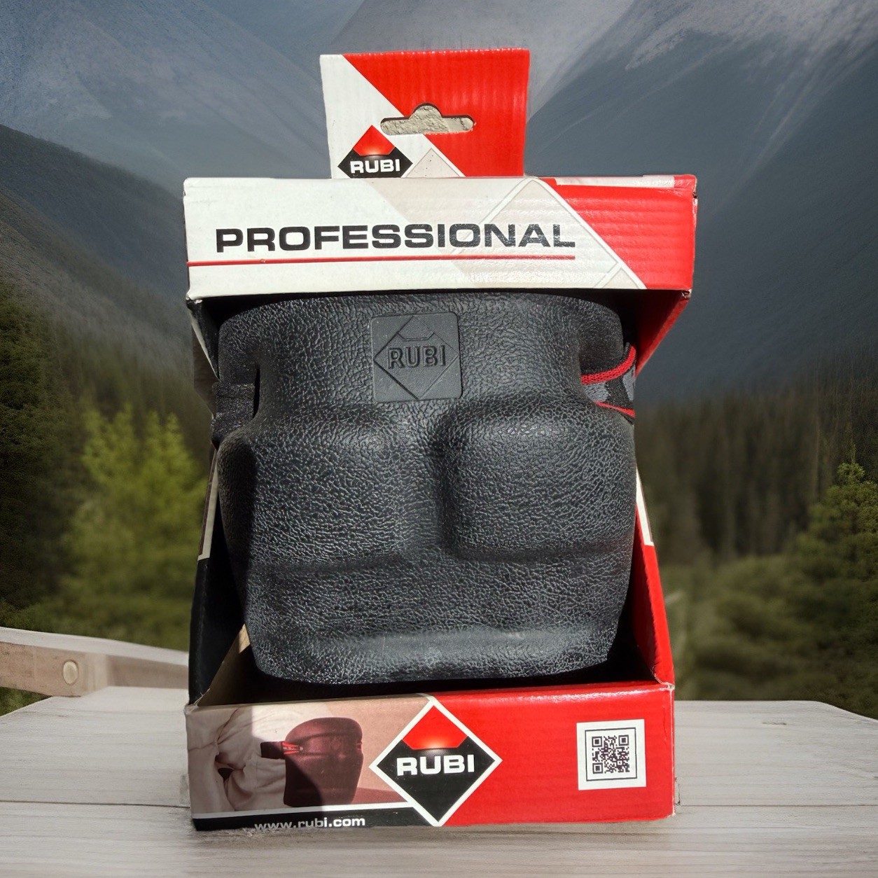 Rubi 65915 Professional Knee Pads New - Adjustable Flooring Tile Work Safety