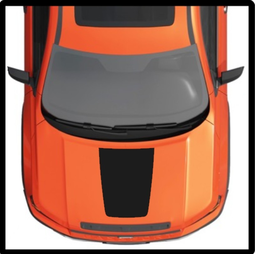 Hood Graphic Blackout Vinyl Decal Sticker Custom Fit Honda Passport 2026