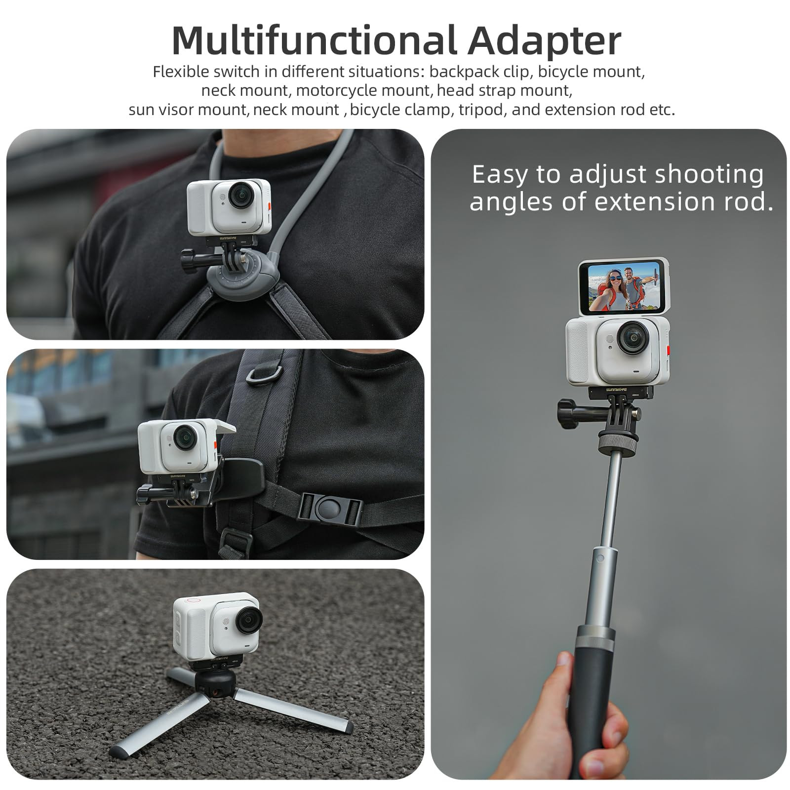 Magnetic Quick Release Adapter Mount for Insta360 GO Ultra Camera