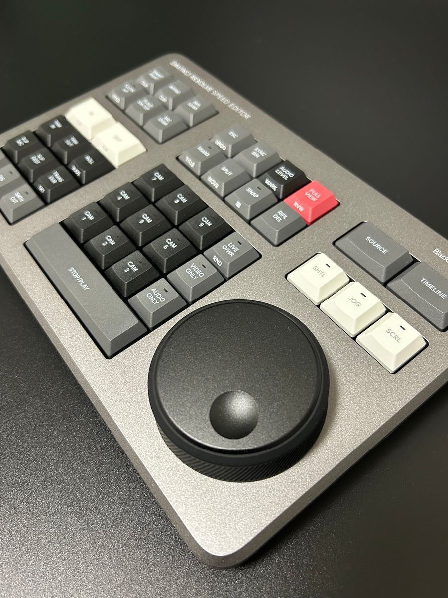 Blackmagic Design DaVinci Resolve Speed Editor Keyboard Operation confirmed