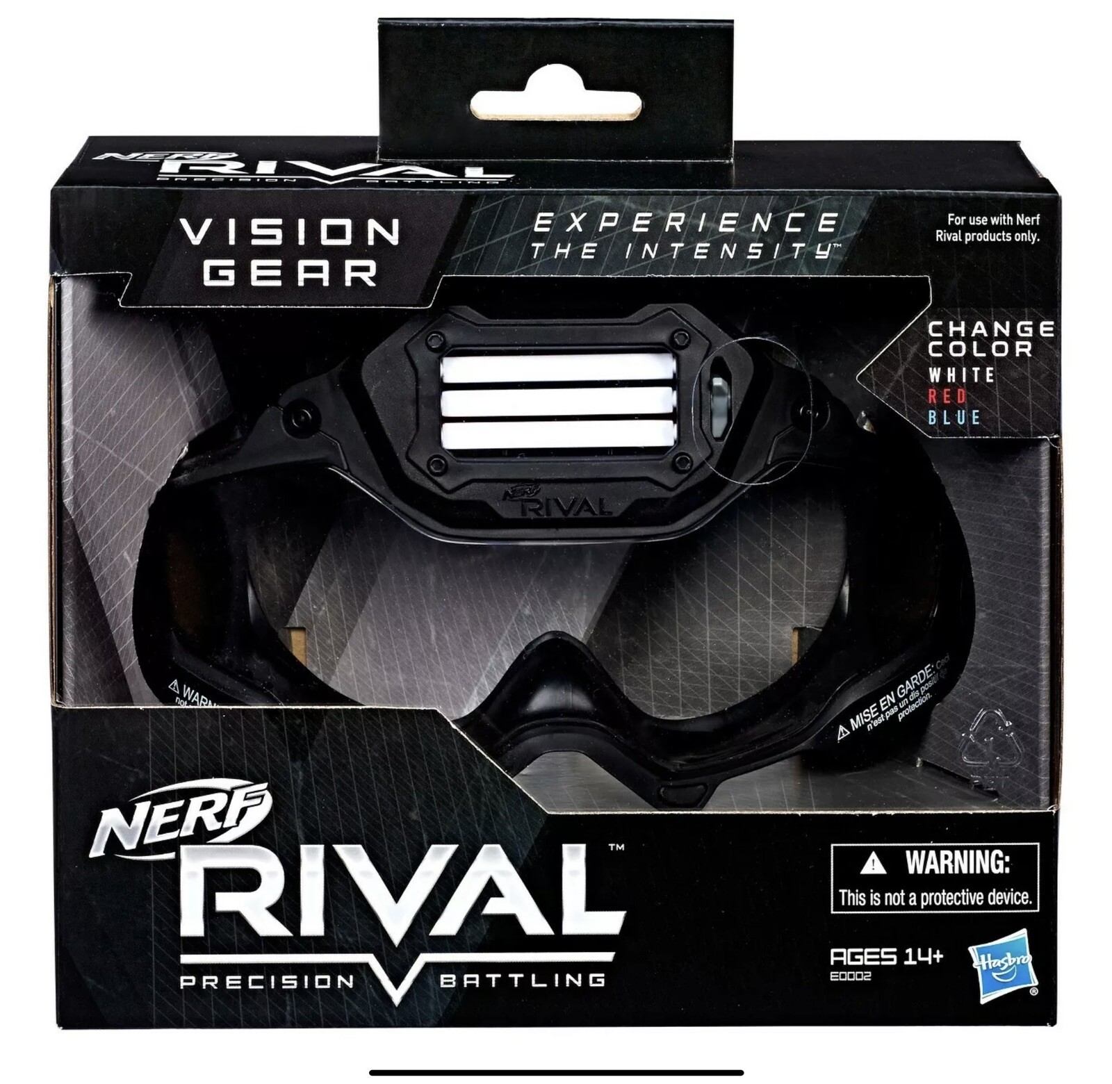 2pcs Nerf Rival Vision Gear Eye Protection With Color Changing Team NEW