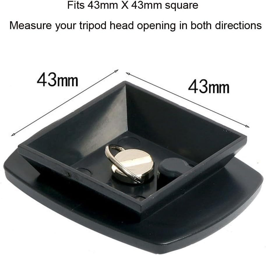 Versatile 2-Pack Tripod Quick Release Mounts - Enhance Your Photography Gear