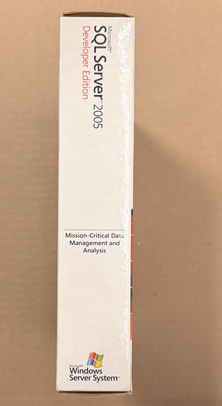 Microsoft SQL Server 2005 Developer Edition_Server System. Factory Sealed