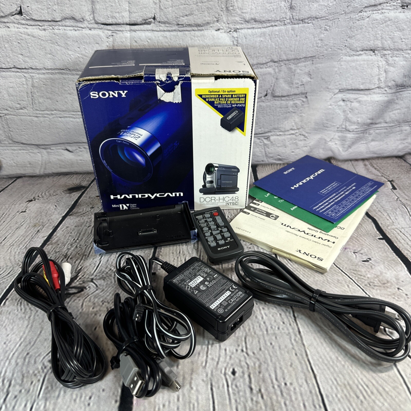 Genuine Sony Handyman DCR-HC48 Accessories